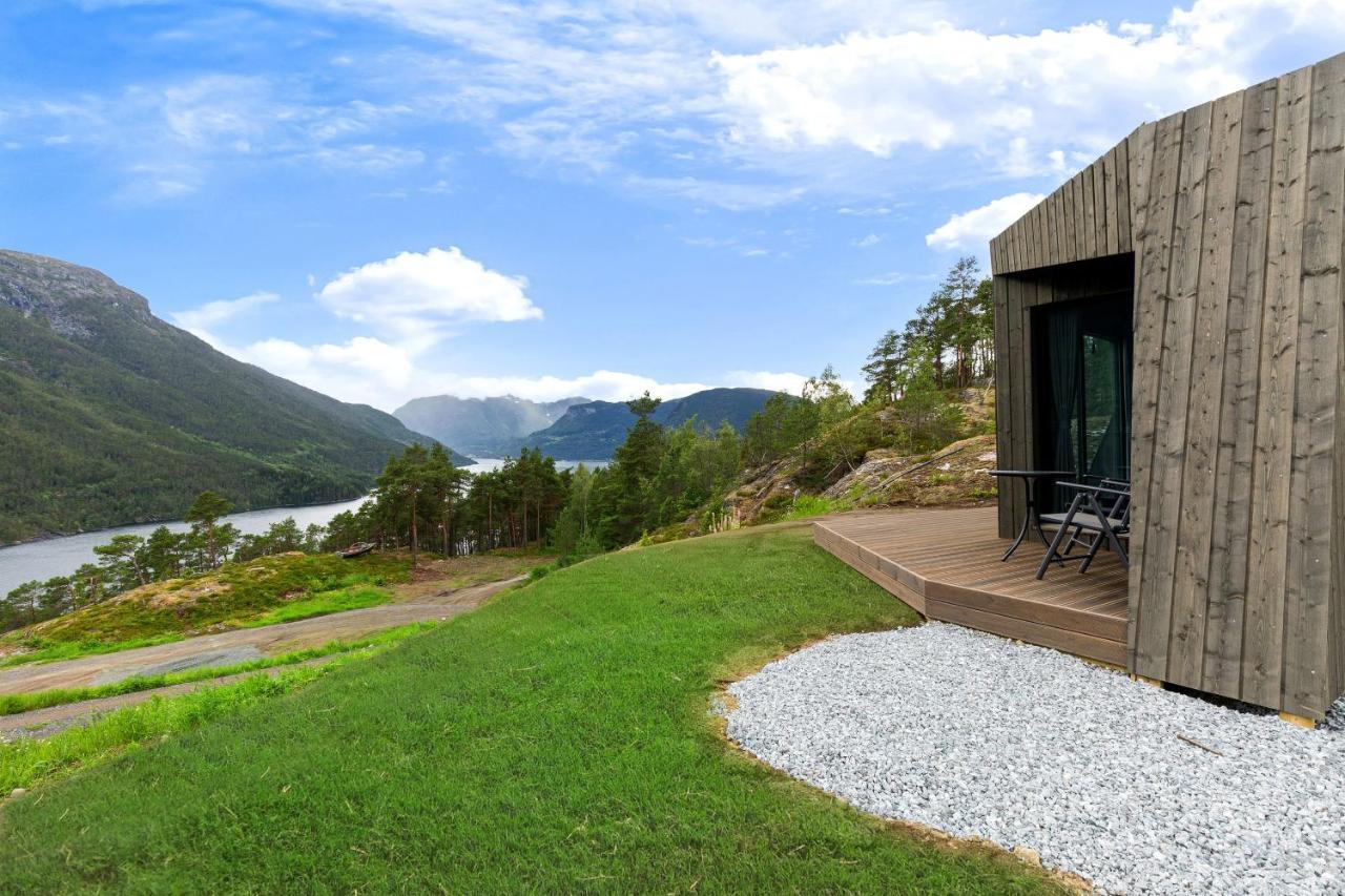 Sogndal Fjordpanorama - Studio Cabins With View Exterior foto