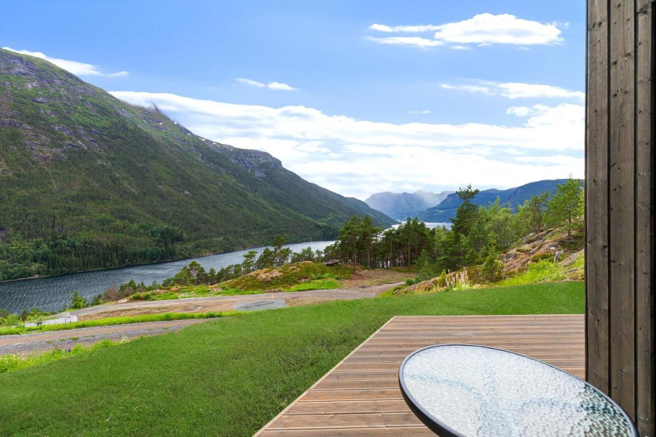 Sogndal Fjordpanorama - Studio Cabins With View Exterior foto